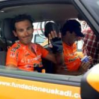 El corredor vasco del Euskaltel, Iban Mayo, tras dejar esta edición de la Vuelta
