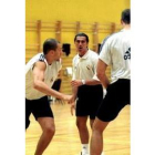 Scariolo, en uno de los entrenamientos del Madrid la pasada temporada