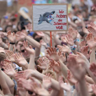 Jóvenes y estudiantes se concentran en distintas ciudades alemanas bajo el lema #FridayForFuture. FRIEDEMANN VOGEL