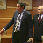 Sáez, junto al presidente de Sanidad del Csif.