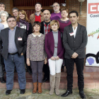 Ángel Hernández posa en una imagen de familia con la nueva ejecutiva de CC.OO.
