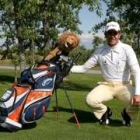 El golfista leonés, Jorge García