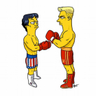Rocky Balboa y Ivan Drago en una escena de 'Rocky IV'.