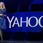 Marissa Mayer, consejera delegada de Yahoo, en un acto en la feria de electrónica de Las Vegas en el 2014.