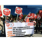 Protesta ante la sede de Vitro en una imagen de archivo.