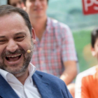 El ministro de Fomento, José Luís Ábalos, en un acto de los socialistas catalanes en LHospitalet de Llobregat, este sábado