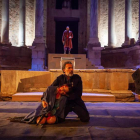 Representación en el Teatro Romano de Mérida de ‘Tito Andrónico’, de Shakespeare.