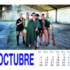 Mireia Boya (La CUP) vestida de Guardia Civil para el calendario de su pueblo en 2015.