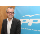 El concejal del PP Luis Antonio Moreno, ayer en Ponferrada.