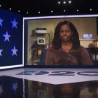 Michelle Obama, en una videoconferencia de la convención demócrata. DEMOCRATIC NATIONAL CONVENTION H