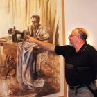 El artista leonés Isacio de la Fuente. CUEVAS