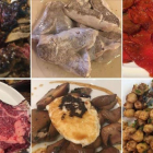 Seis de los platos de la cocina navarra de los que ha dado cuenta Carlos Herrera entre la noche del martes y el mediodía del miércoles.
