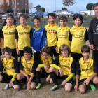 Formación del Cuatrovientos que milita en 2ª Alevín.