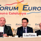 Òscar Grau y Josep Maria Bartomeu.