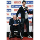 Di Stéfano y Cristiano, en la entrega de premios Marca.