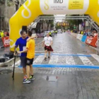 Francisco Vaquero terminó los 10 kilómetros pese a sus dificultades.