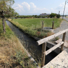 El canal de riego de Cacabelos.