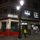 La sede del PRB, en una imagen de anoche.