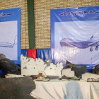 Exposición del dron estadounidense derribado por Irán el pasado viernes.