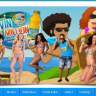Captura de la página web de 'Tropika isla del tesoro', en la que aparece la modelo surafricana Reeva Steenkamp (tercera por la izquierda).