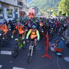 La salida en Villablino con casi doscientos participantes. DL