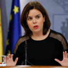 La vicepresidenta del Gobierno, Soraya Sáenz de Santamaría. MARISCAL