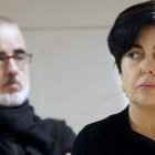 Alfonso Basterra y Rosario Porto, durante el juicio por el asesinato de su hija Asunta.