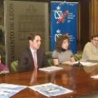 Jorge Solís, Pablo Sancho, Natalia Rodríguez, Javier Pléguez y Vicente Fernández, en la presentación