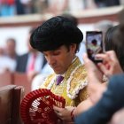 El diestro José Tomás en el callejón de la Plaza de Toros de León en las pasadas fiestas de San Juan