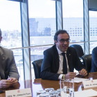 Joaquim Forn, Josep Rull y Jordi Turull, en una reunión en agosto del 2017.