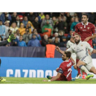 Carvajal marcó un golazo en el minuto 119 para dar por cerrado un encuentro que a punto estuvo de llegar a los penaltis. CHEMA MOYA