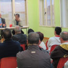 Baza y Chamorro y García en una reunión esta semana con las asociaciones del municipio.