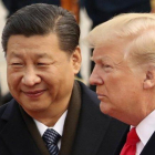 Xi Jinping y Donald Trump, en un encuentro en Pekín, el año pasado.