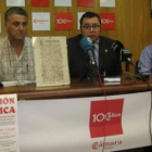 Un momento de la presentación de la exposición.