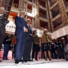 Miguel Alejo, segundo por la izquierda, junto a responsables de Segipsa, visita las obras.