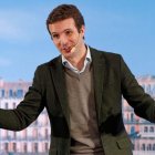 El presidente del PP, Pablo Casado. VILLAR LÓPEZ