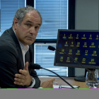 Andoni Zubizarreta, en rueda de prensa, el pasado 3 de septiembre.