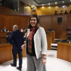 Susana Gaspar, esta tarde en el parlamento