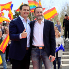 Albert Rivera y Edmundo Bal durante un mitin en Madrid.