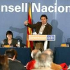 Artur Mas, durante el consejo nacional de su partido en Bellaterra