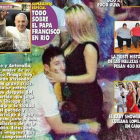 Portada de la revista argentina 'Pronto' donde aparece Messi junto a una 'stripper'.