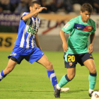 No guarda buen recuerdo la Deportiva del único duelo ante el cuadro catalán porque, a pesar de que le plantó cara y empató -2-2, consumó el descenso.