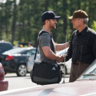 Justin Timberlake y Clint Eastwood, en 'Golpe de efecto'.
