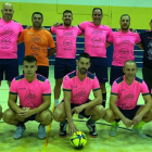 Equipo de La Frutería de Rafa que disputa la Liga Veteranos de León de fútbol sala. DL