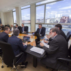Junta directiva de Cecale celebrada ayer en Valladolid.