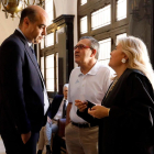 Canedo, ayer en la Audiencia Provincial de León. MARCIANO