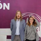 Pablo Fernández y María Hernández, ayer. SECUNDINO PÉREZ
