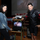 Fran Ventura, ayer, en el encuentro en Cacabelos. L. DE LA MATA
