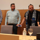 Rodríguez, Prada, Álvarez y Figuero, ayer. L. DE LA MATA