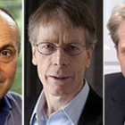De izquierda a derecha, Eugene F. Fama, Lars Peter Hansen y Robert J. Shiller, Nobel de Economía 2013.